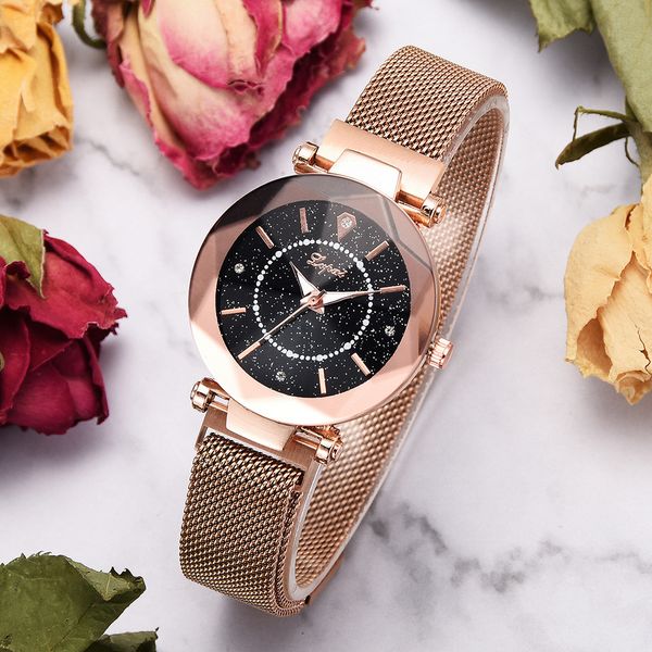 fashion starry sky stainless steel mesh belt watch casual quartz analog ladies women wrist watches dress watch gifts wrist party, Slivery;brown
fashion starry sky stainless steel mesh belt watch casual quartz analog ladies women wrist watches dress watch gifts wrist party, Slivery;brown