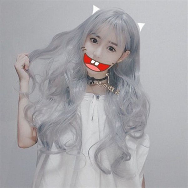 горячая парик женщина бабушка серые воздушные челки длинные вьющиеся волосы большая волна темперамент ремонта лицо длинные доставки поколени, Black
горячая парик женщина бабушка серые воздушные челки длинные вьющиеся волосы большая волна темперамент ремонта лицо длинные доставки поколени, Black