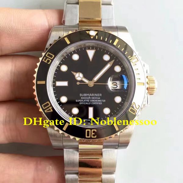 men's yellow gold 40mm black ceramic 116613ln 116613lb 116613 super n factory cal.3135 eta watch 904l steel automatic watches mens watc, Slivery;brown
men's yellow gold 40mm black ceramic 116613ln 116613lb 116613 super n factory cal.3135 eta watch 904l steel automatic watches mens watc, Slivery;brown