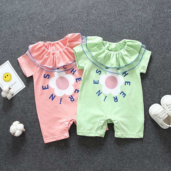 fashion flower baby rompers short sleeve baby clothes girls clothing newborn infant jumpsuit clothes, White
fashion flower baby rompers short sleeve baby clothes girls clothing newborn infant jumpsuit clothes, White