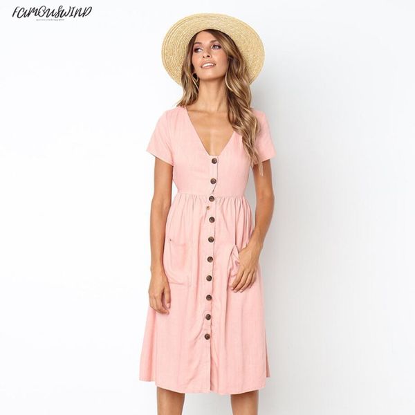 summer women short sleeve v neck button down swing midi women dress sleeveless pockets ladies beach dress sundress designer clothes, Black;gray
summer women short sleeve v neck button down swing midi women dress sleeveless pockets ladies beach dress sundress designer clothes, Black;gray
