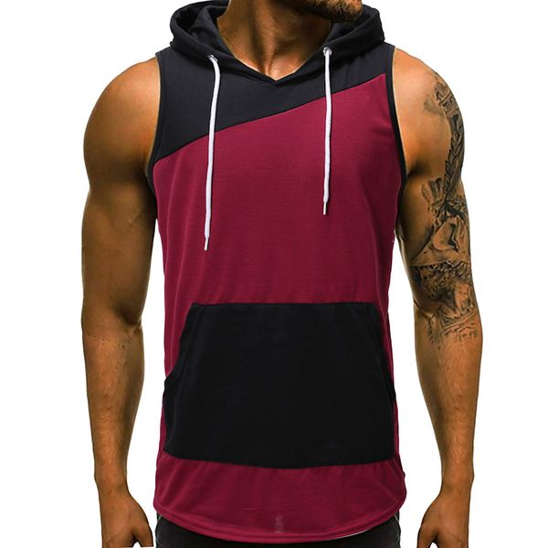 bodybuilding tank gyms fitness workout 2019 hoodies casual patchwork large pocket hooded sleeveless shirt vest blouse, White;black
bodybuilding tank gyms fitness workout 2019 hoodies casual patchwork large pocket hooded sleeveless shirt vest blouse, White;black