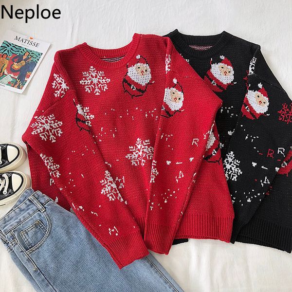 neploe ins winter 2019 christmas sweaters men woman knitted o neck warm pullover lovers santa claus clothes pull femme sueter, White;black
neploe ins winter 2019 christmas sweaters men woman knitted o neck warm pullover lovers santa claus clothes pull femme sueter, White;black