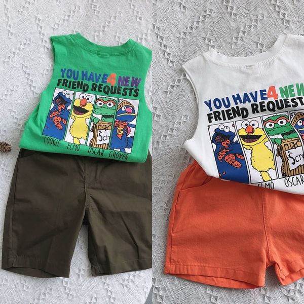 2020 wear sports vest cartoon t- boys and girls children's t-shirt children's clothing cotton printed sleeveless base shirt fashio, Blue
2020 wear sports vest cartoon t- boys and girls children's t-shirt children's clothing cotton printed sleeveless base shirt fashio, Blue