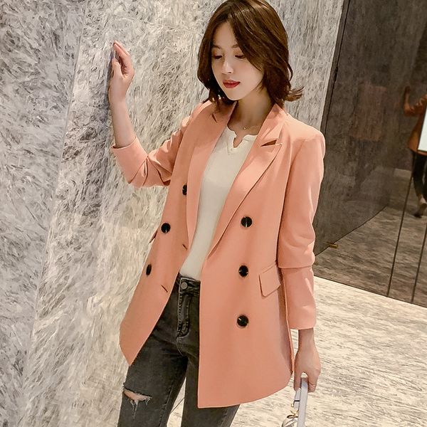 spring new korean version of the small suit fashion wild mid-length jacket hong kong-style casual womens suit jacket, White;black
spring new korean version of the small suit fashion wild mid-length jacket hong kong-style casual womens suit jacket, White;black