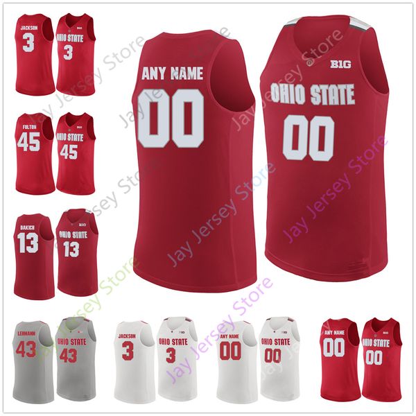 custom ohio state buckeyes basketball jersey college 0 d'angelo russell 1 mike conley 5 john havlicek 22 michael redd, Black;red
custom ohio state buckeyes basketball jersey college 0 d'angelo russell 1 mike conley 5 john havlicek 22 michael redd, Black;red