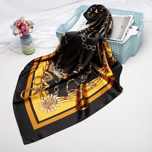 fashion hair scarf for women kerchief black silk satin hijab scarfs 90cm*90cm square shawls neckerchief scarves for ladies 2020, Blue;gray
fashion hair scarf for women kerchief black silk satin hijab scarfs 90cm*90cm square shawls neckerchief scarves for ladies 2020, Blue;gray