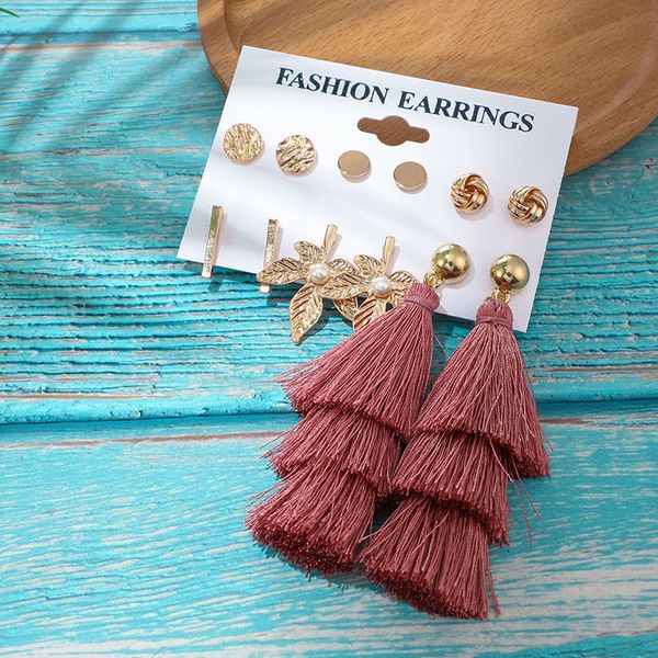 boho geometric leaf round sequins tassel stud earrings gold color for female metal bar stud earrings for women gift accessories, Golden;silver
boho geometric leaf round sequins tassel stud earrings gold color for female metal bar stud earrings for women gift accessories, Golden;silver