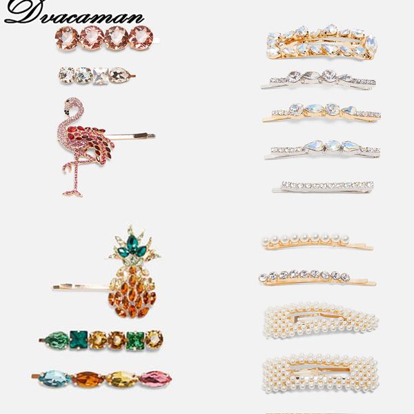 dvacaman 2019 trendy animal swan chic pearl women hair pins hair accessories barrettes luxury rhinestone crystal clips, Golden;white
dvacaman 2019 trendy animal swan chic pearl women hair pins hair accessories barrettes luxury rhinestone crystal clips, Golden;white