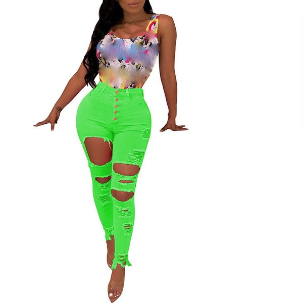 2019 women summer cut out hole pants high waist button up pencil jeans skinny denim long trousers, Blue
2019 women summer cut out hole pants high waist button up pencil jeans skinny denim long trousers, Blue