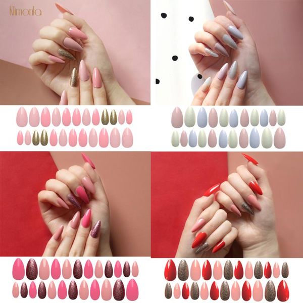 24pcs/set long almond salon art false nails acrylic nail tips for nail full cover stiletto pointy press on fingernails desiged, Red;gold
24pcs/set long almond salon art false nails acrylic nail tips for nail full cover stiletto pointy press on fingernails desiged, Red;gold
