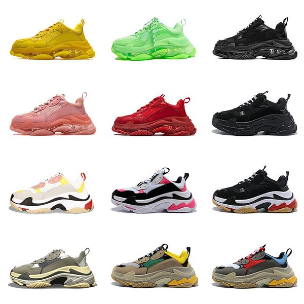 2020 fashion designer crystal bottom paris 17fw triples running shoes yellow green triple black pink red for menwomen size 36-45
2020 fashion designer crystal bottom paris 17fw triples running shoes yellow green triple black pink red for menwomen size 36-45