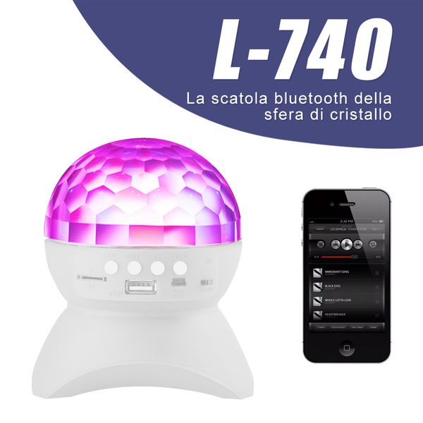 pvflymk l740 bluetooth speaker 16 colors led stage audio 360 degree crystal magic ball light support tf card fm radio for pc tablet
pvflymk l740 bluetooth speaker 16 colors led stage audio 360 degree crystal magic ball light support tf card fm radio for pc tablet