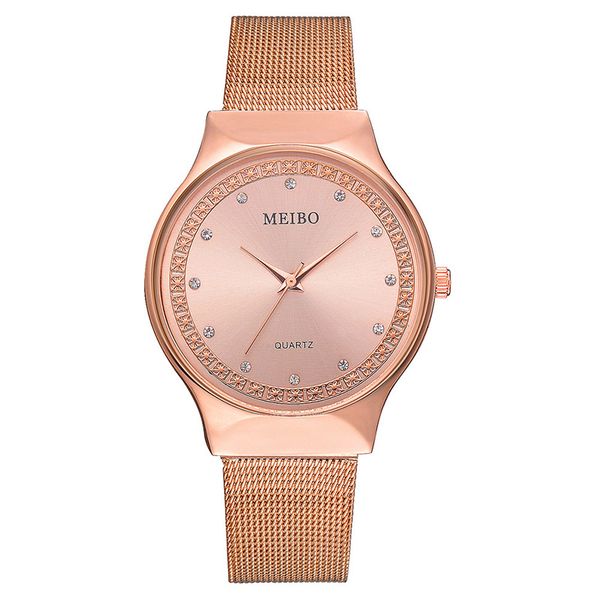 simple diamond dial design women watches luxury fashion dress quartz watch popular brand rose gold ladiessteel strip wristwatch, Slivery;brown
simple diamond dial design women watches luxury fashion dress quartz watch popular brand rose gold ladiessteel strip wristwatch, Slivery;brown