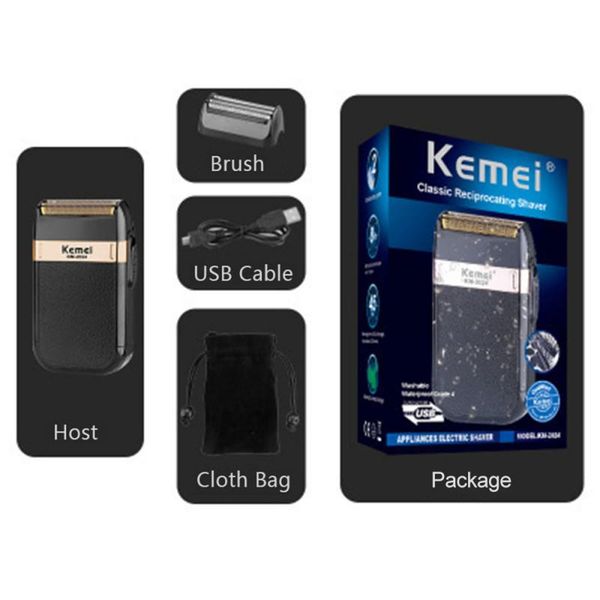 kemei electric shaver maquina cortar cabelo reciprocating cordless razor hair beard shaving machine barber trimmer usb rechargeable msoad
kemei electric shaver maquina cortar cabelo reciprocating cordless razor hair beard shaving machine barber trimmer usb rechargeable msoad