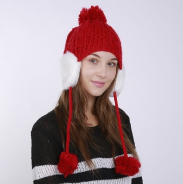 halloween beanie european new fashion women's winter knitting warm caps hand-woven woven ball with hair ball earmuffs lei feng hats who, Blue;gray
halloween beanie european new fashion women's winter knitting warm caps hand-woven woven ball with hair ball earmuffs lei feng hats who, Blue;gray