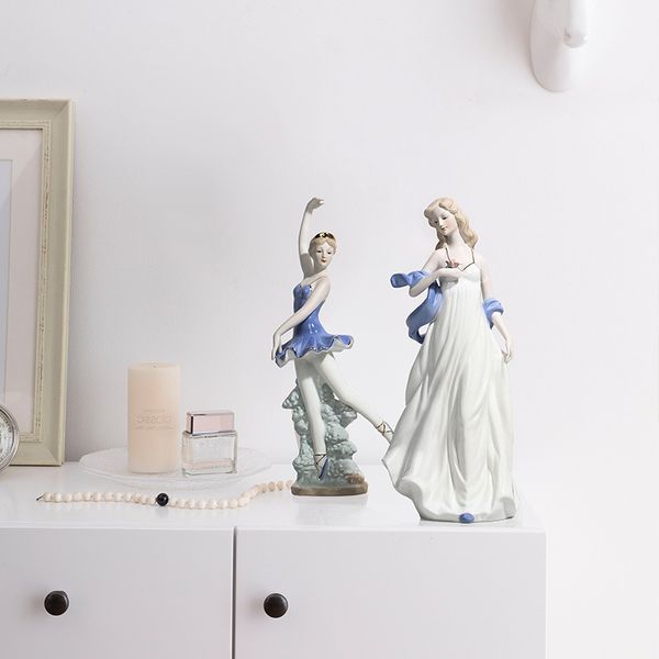 european and american jingdezhen european-style ceramic crafts ballet female figure sculpture ornaments creative home decoration
european and american jingdezhen european-style ceramic crafts ballet female figure sculpture ornaments creative home decoration