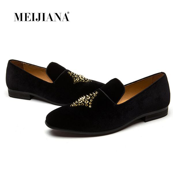 meijiana 2018 fashion loafers men shoes men's rivet suede leather loafer shoes slip-on loafer men dress shoes, Black
meijiana 2018 fashion loafers men shoes men's rivet suede leather loafer shoes slip-on loafer men dress shoes, Black