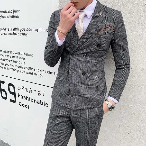 mens slim fit double breasted suit black gray 3 piece gentleman tuxedo groom wedding suit business formal suits for men q871, White;black
mens slim fit double breasted suit black gray 3 piece gentleman tuxedo groom wedding suit business formal suits for men q871, White;black