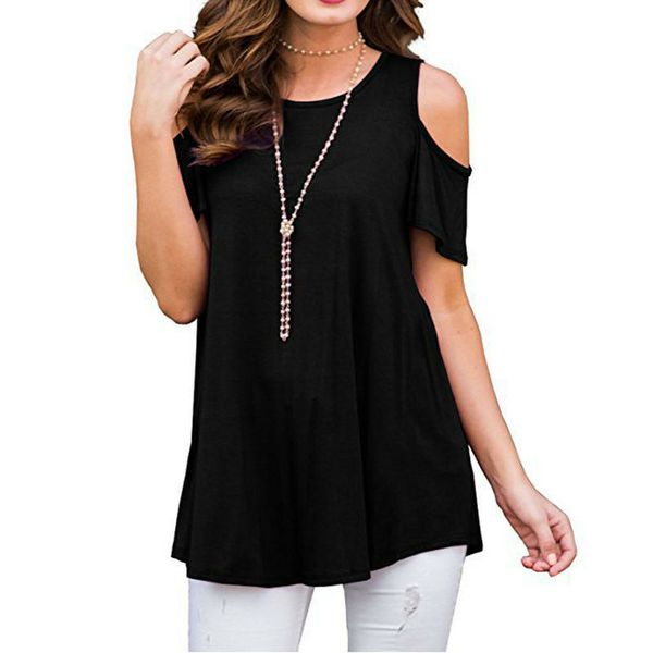 new women short sleeve loose t-shirts fashion ladies summer casual blouse shirt, White
new women short sleeve loose t-shirts fashion ladies summer casual blouse shirt, White