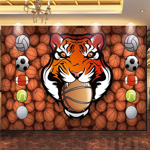 custom p wallpaper 3d hand painted basketball tiger sports playground murals pvc self-adhesive waterproof papel de parede 3d
custom p wallpaper 3d hand painted basketball tiger sports playground murals pvc self-adhesive waterproof papel de parede 3d