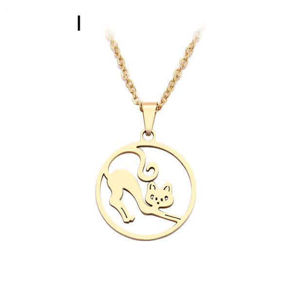 jewelry genuine stainless steel necklace for women jumping cat choker pendant necklace gift engagement jewelry female's wedding gift, Silver
jewelry genuine stainless steel necklace for women jumping cat choker pendant necklace gift engagement jewelry female's wedding gift, Silver