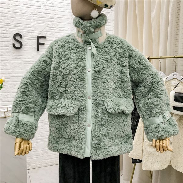 2020 lamb wool coat particle sheep shearling fur one coat women fashion thick stand collar women, Tan;black
2020 lamb wool coat particle sheep shearling fur one coat women fashion thick stand collar women, Tan;black