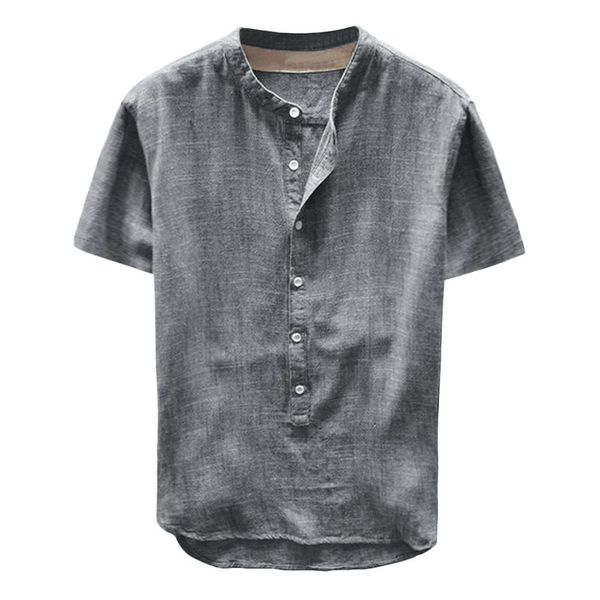 womail men shirt short-sleeved baggy solid button shirts daily beach new summer fashion s-4xl, White;black
womail men shirt short-sleeved baggy solid button shirts daily beach new summer fashion s-4xl, White;black
