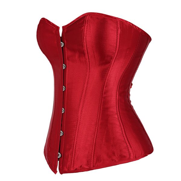 satin corset bustier for women vintage lace up boned bridal corset overbust brocade lingerie plus size korsett s-6xl, Black;white
satin corset bustier for women vintage lace up boned bridal corset overbust brocade lingerie plus size korsett s-6xl, Black;white