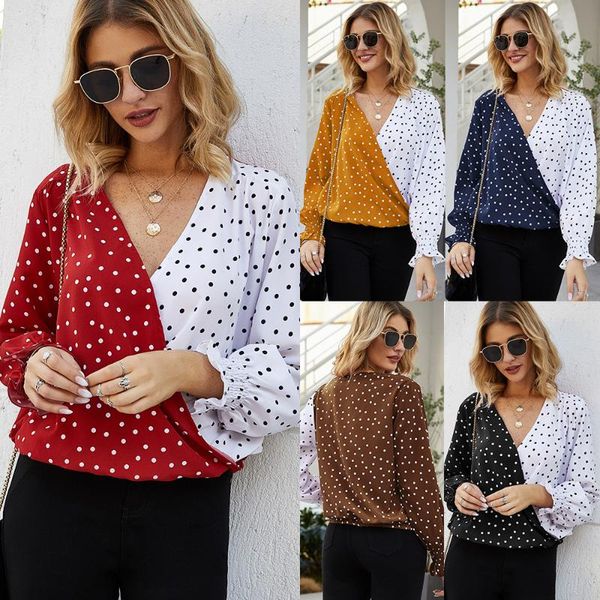 2020 summer new ladies long sleeve chiffon work office dot print blouse shirt casual shirt femmes mode blusas 2020, White
2020 summer new ladies long sleeve chiffon work office dot print blouse shirt casual shirt femmes mode blusas 2020, White