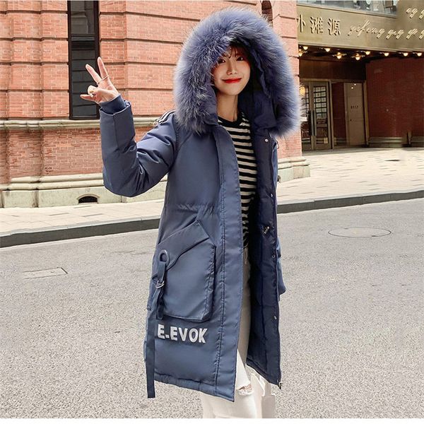 women's down & parkas 2021 winter coat women long cotton jacket hooded fur collar casual big pockets print letter large size loose park, Black
women's down & parkas 2021 winter coat women long cotton jacket hooded fur collar casual big pockets print letter large size loose park, Black