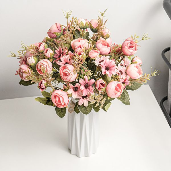 decorative flowers & wreaths 1pcs silk wrinkle chrysanthemum rose camellia artificial flower small bridal bouquet christmas party decoration
decorative flowers & wreaths 1pcs silk wrinkle chrysanthemum rose camellia artificial flower small bridal bouquet christmas party decoration