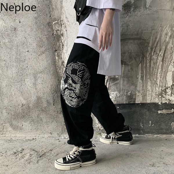 neploe harajuku vintage women trousers embroidery dragon casual pants hip hop black pantalon streetwear cotton oversized pants, Black;white
neploe harajuku vintage women trousers embroidery dragon casual pants hip hop black pantalon streetwear cotton oversized pants, Black;white