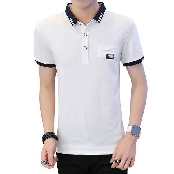 summer mens designer polo brand clothing men fabric polo t-shirt collar casual pocket decoration t-shirt solid color tee shirt, White;black
summer mens designer polo brand clothing men fabric polo t-shirt collar casual pocket decoration t-shirt solid color tee shirt, White;black