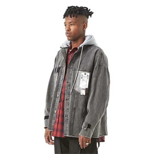 mens denim jackets coats spring autumn winter black hooded jackets fashion loose patchwork boyfriend style male coats, Black;brown
mens denim jackets coats spring autumn winter black hooded jackets fashion loose patchwork boyfriend style male coats, Black;brown