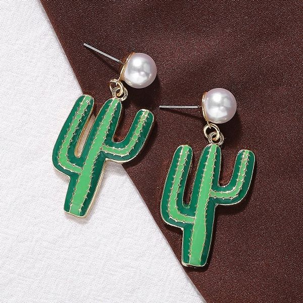 wholesale- fashion luxury designer exaggerated beautiful cute lovely plant cactus pendant pearl stud earrings for woman, Golden;silver
wholesale- fashion luxury designer exaggerated beautiful cute lovely plant cactus pendant pearl stud earrings for woman, Golden;silver