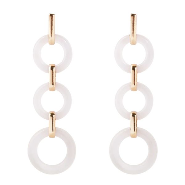 transparent link circles dangle earrings for women brand luxury chandelier earring western holiday style jewelry gift for girl, Silver
transparent link circles dangle earrings for women brand luxury chandelier earring western holiday style jewelry gift for girl, Silver