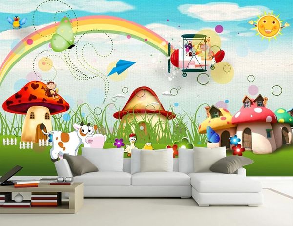 custom large mural 3d wallpaper fairy tale cartoon animal world rainbow child bedroom living room tv back wall decor deep 5d embossed
custom large mural 3d wallpaper fairy tale cartoon animal world rainbow child bedroom living room tv back wall decor deep 5d embossed