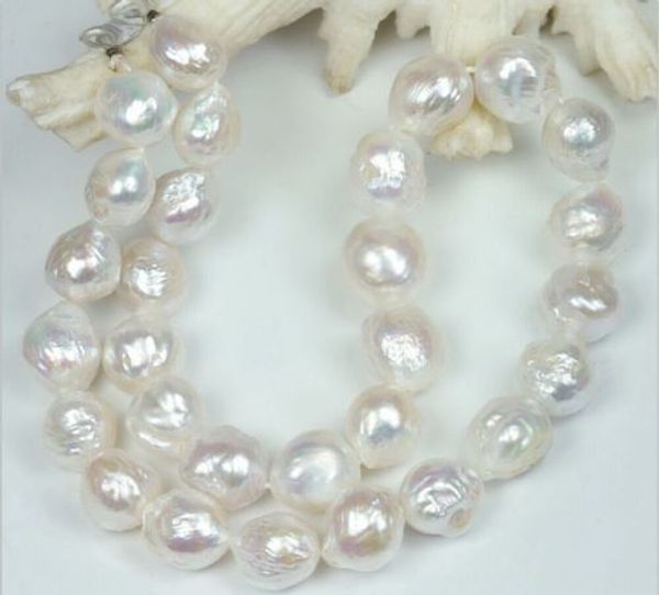 huge natural 11-12mm australian south seas kasumi white pearl necklace 925silver, Silver
huge natural 11-12mm australian south seas kasumi white pearl necklace 925silver, Silver