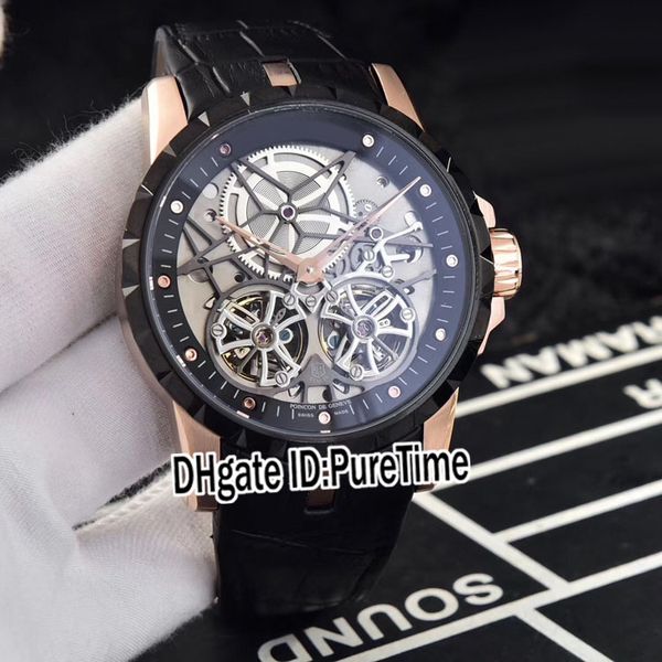 new excalibur 46 rddbex0396 double tourbillon automatic mens watch two tone rose gold pvd skeleton white dial leather watches puretime e44e5, Slivery;brown
new excalibur 46 rddbex0396 double tourbillon automatic mens watch two tone rose gold pvd skeleton white dial leather watches puretime e44e5, Slivery;brown
