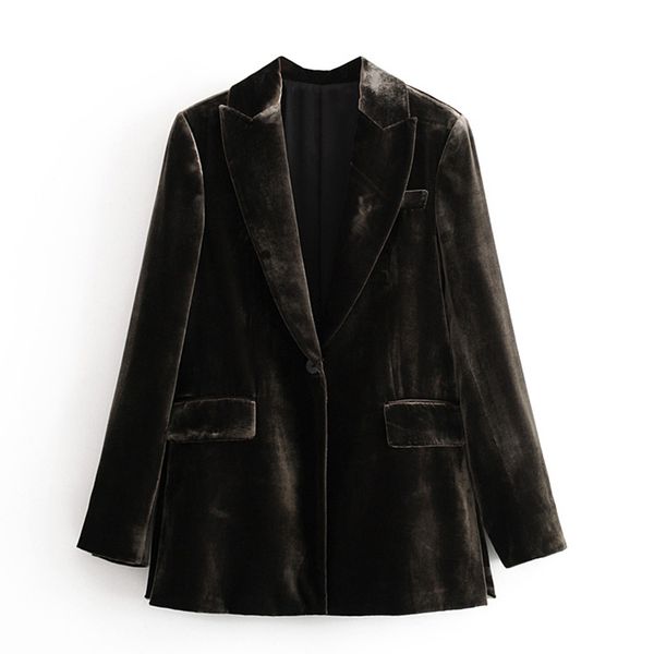 malina casual long sleeve blazers women fashion solid velvet jackets women elegant single button suits female ladies ld, White;black
malina casual long sleeve blazers women fashion solid velvet jackets women elegant single button suits female ladies ld, White;black