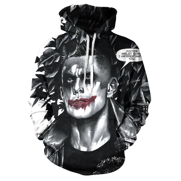 3d printed clown hoodie new spring and summer fashion 2020 new fashion men's and women's clown series, Black
3d printed clown hoodie new spring and summer fashion 2020 new fashion men's and women's clown series, Black
