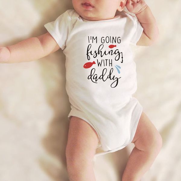 я рыбную ловлю с daddy printed забавный новорожденный мальчик девочка bodysuit хлопка с коротким рукавом тела младенца ползунки нарядах одеж, Blue
я рыбную ловлю с daddy printed забавный новорожденный мальчик девочка bodysuit хлопка с коротким рукавом тела младенца ползунки нарядах одеж, Blue
