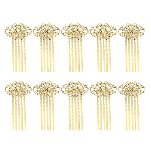 10pcs hair combs decorative exquisite hair accessories inserted comb jewelry headdress for girls ladies, Silver
10pcs hair combs decorative exquisite hair accessories inserted comb jewelry headdress for girls ladies, Silver