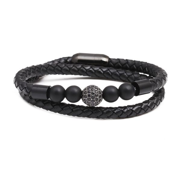 boho cz micro inlaid zircon drill ball natural volcanic stone aroma beaded double-layer bracelet leather bracelet for men, Golden;silver
boho cz micro inlaid zircon drill ball natural volcanic stone aroma beaded double-layer bracelet leather bracelet for men, Golden;silver