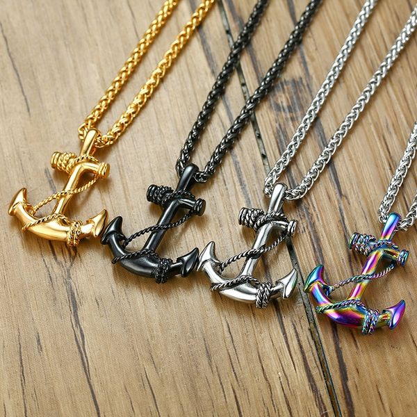 stainless steel sea anchor sailor man men necklaces chain pendants punk rock hip hop unique for male boy fashion jewelry gift, Silver
stainless steel sea anchor sailor man men necklaces chain pendants punk rock hip hop unique for male boy fashion jewelry gift, Silver