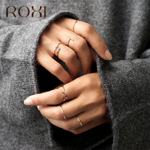 roxi 925 sterling silver rings for women adjustable size rings wedding jewelry gold silver color zirconia crystal finger, Golden;silver
roxi 925 sterling silver rings for women adjustable size rings wedding jewelry gold silver color zirconia crystal finger, Golden;silver