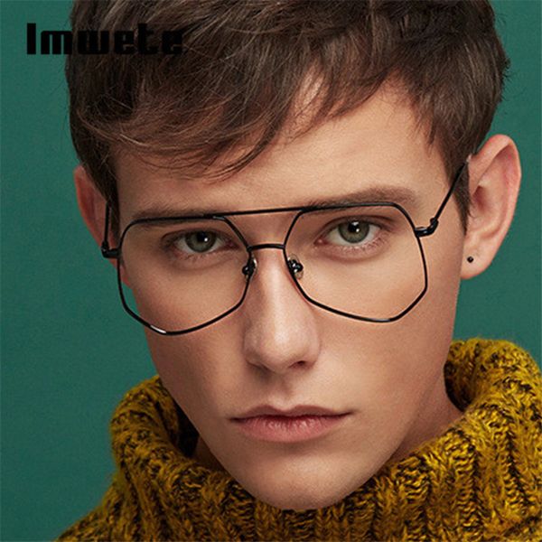 imwete fashion polygon glasses frame women men vintage optical spectacle alloy frames sunglasses goggle outdoor eyewear, Black
imwete fashion polygon glasses frame women men vintage optical spectacle alloy frames sunglasses goggle outdoor eyewear, Black