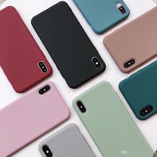 happy lack сплошной цвет силиконовые пары чехлы для iphone xr x xs max 6 6s 7 8 plus симпатичные конфеты цвет мягкий простой мода телефон че