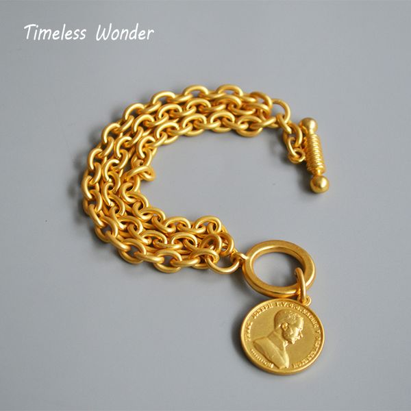 timeless wonder brass portrait coin chunky chain linked bracelets bangles women punk gothic snap jewelry cute boho trendy 1124, Golden;silver
timeless wonder brass portrait coin chunky chain linked bracelets bangles women punk gothic snap jewelry cute boho trendy 1124, Golden;silver